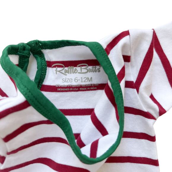 Ruffle Butts Striped Pocket Dress + Headband Set Size 6-12m - Picture 5 of 5